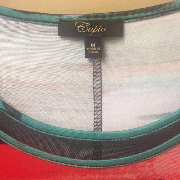 SOLD Cupio Colorful Tunic Top - Picture 3 of 7